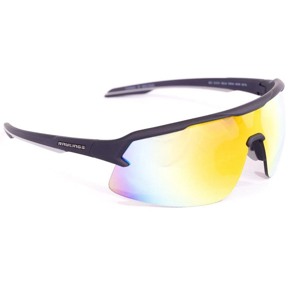 Rawlings RY2101 Youth Boys Baseball Shield Sunglasses Sport (Black/Yellow) - Image 5