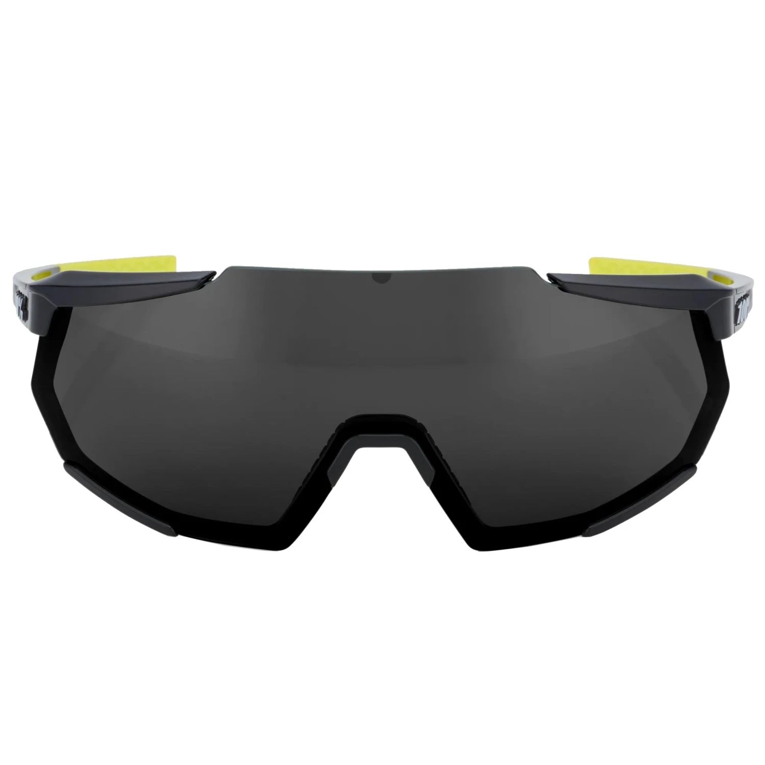 100% Racetrap 3.0 Sport And Cycling Sunglasses With HD Lenses (Gloss Black - Smoke Lens) - Image 2