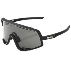 100% Glendale Xtreme Sports Performance Sunglasses W Interchangeable Lenses (Soft Tact Black - Smoke Lens)