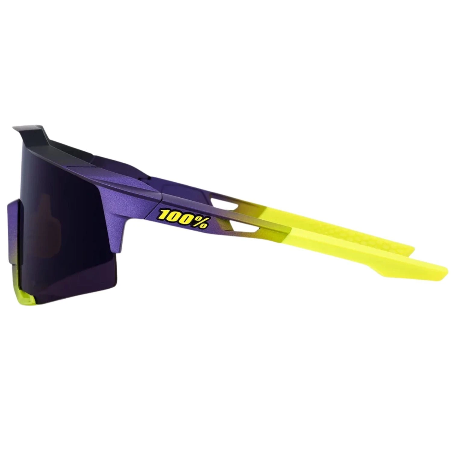 100% Speedcraft Sport Performance Baseball Sunglasses HD Interchangeable Lens (Dark Purple Lens) - Image 3