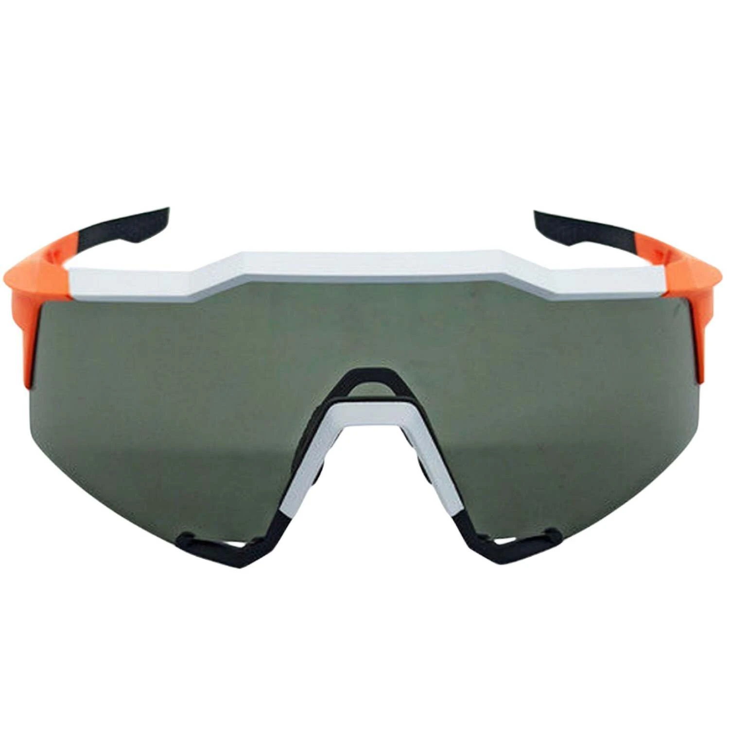 100% Speedcraft Sport Performance Baseball Sunglasses HD Interchangeable Lens (Soft Tact Oxyfire - Smoke Lens) - Image 2