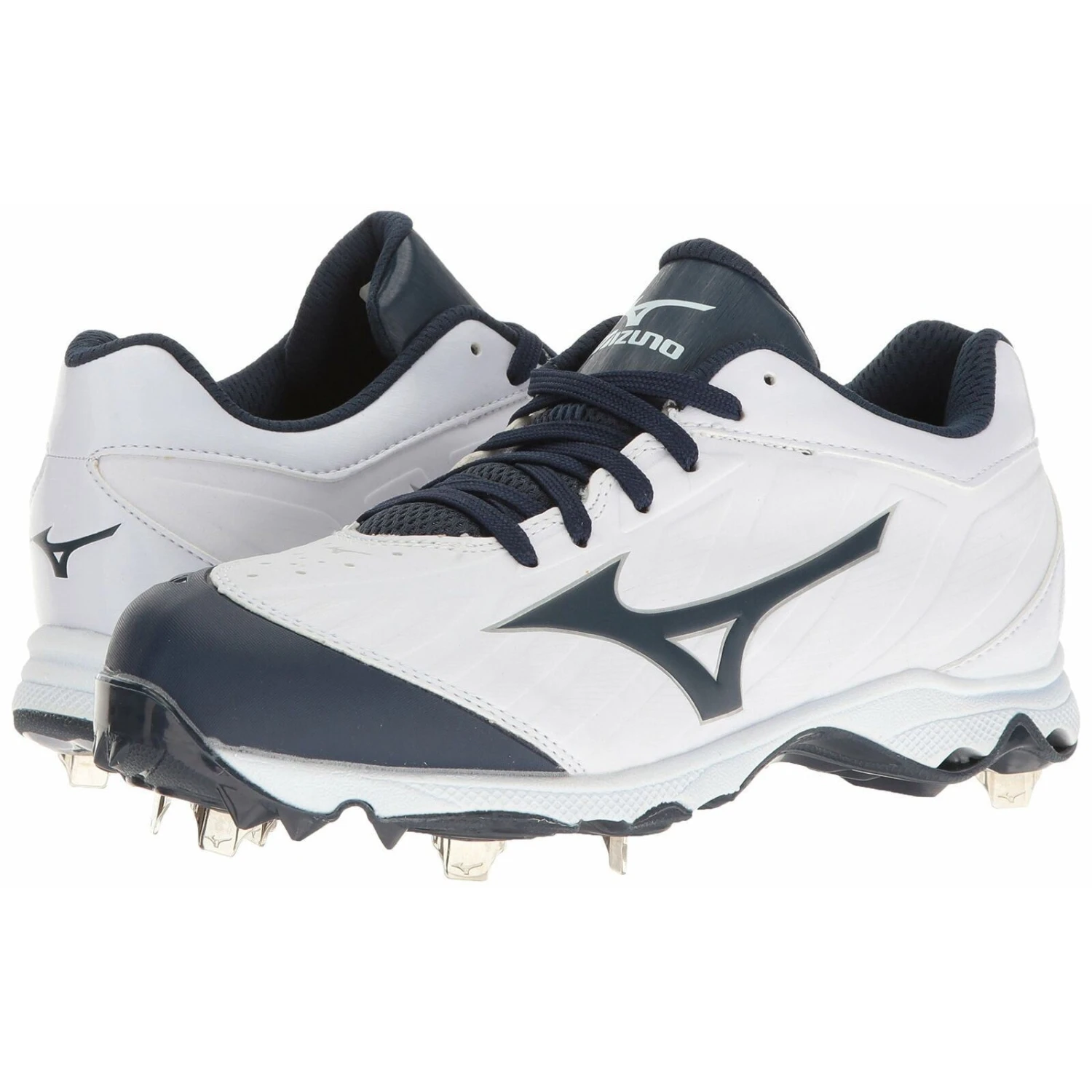 Mizuno 9 Spike Advanced Sweep 3 Women's Metal Softball Cleats (Gray/White) - Image 7