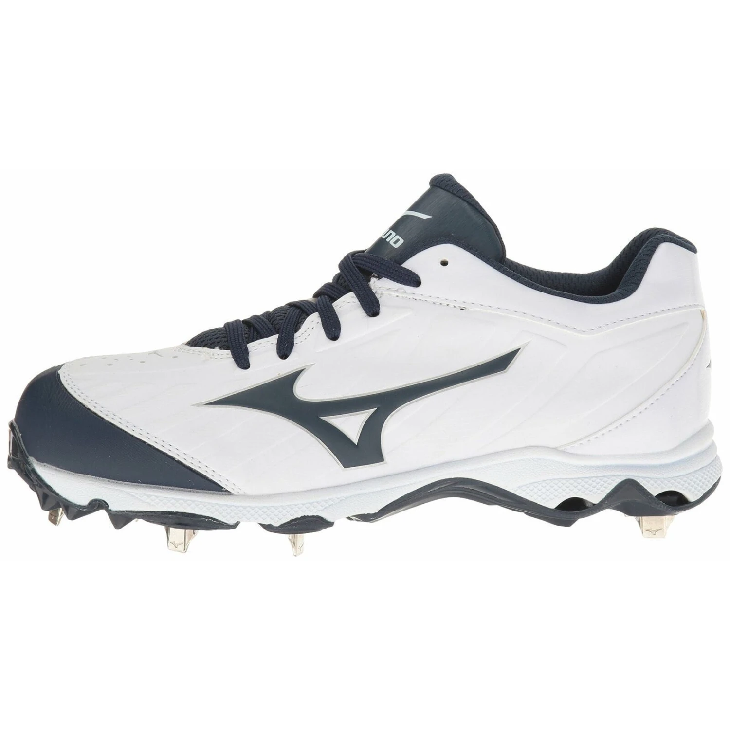 Mizuno 9 Spike Advanced Sweep 3 Women's Metal Softball Cleats (Gray/White) - Image 8
