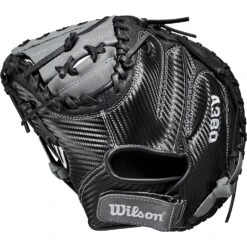 Wilson A360 31.5"CM Youth Catchers Mitt LHT, Black/Gray