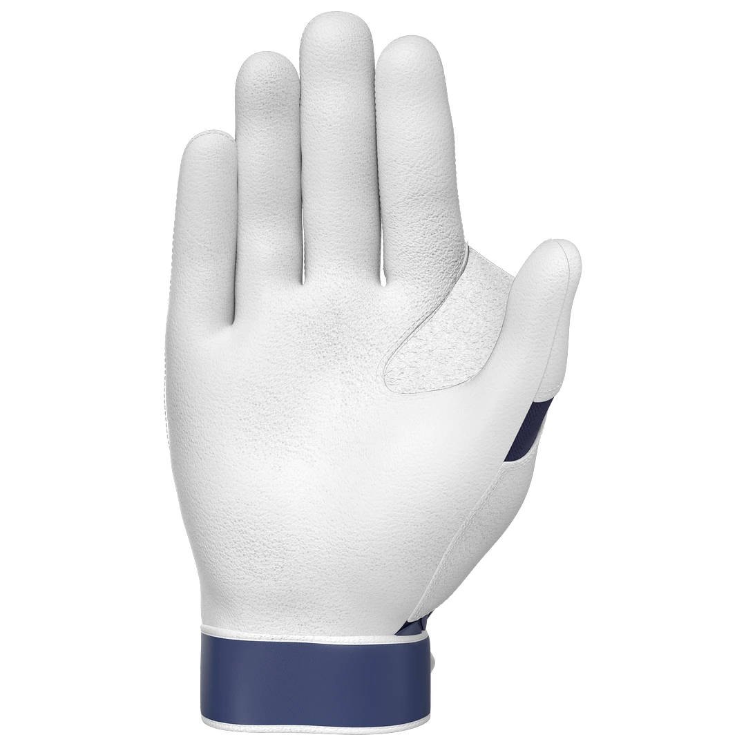 JAX Batting Gloves Pro Model Adult Batting Gloves (Deep Blue) - Image 2