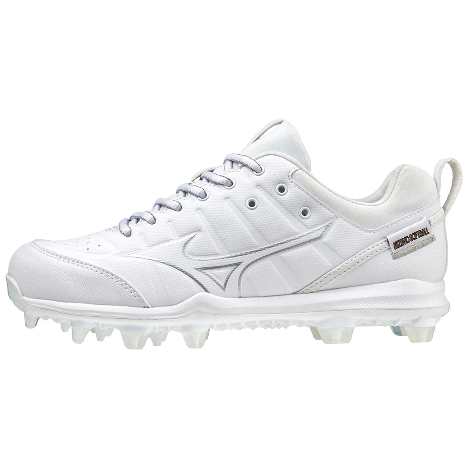 Mizuno 9-Spike Advanced Finch Elite 5 Women's TPU Molded Fastpitch Softball Cleats (White)