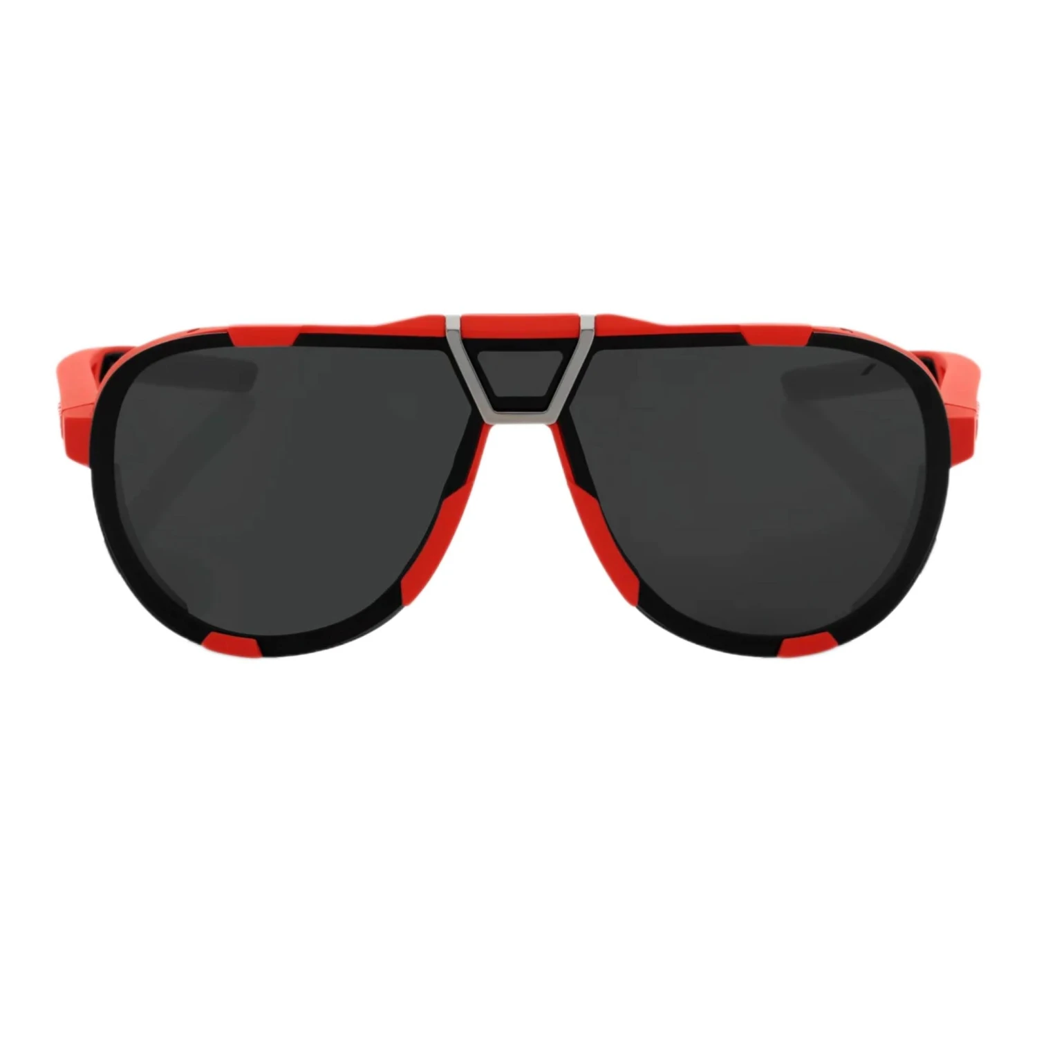100% Westcraft Sport Performance Sunglasses W Interchangeable Lenses (Soft Tact Red - Black Mirror Lens) - Image 2