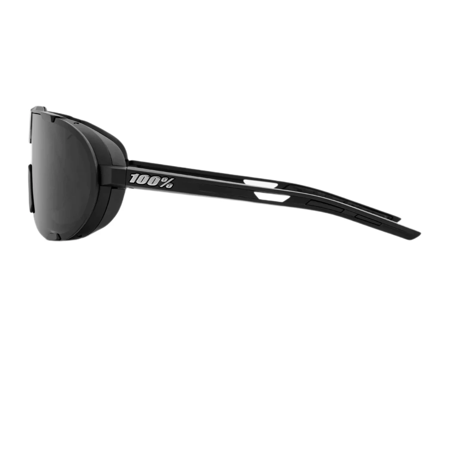 100% Westcraft Sport Performance Sunglasses W Interchangeable Lenses (Matte Black - Smoke Lens) - Image 3
