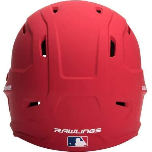 Rawlings MACH Series Matte Baseball Batting Helmet (Scarlet) - Image 4