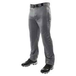 Champro Triple Crown Open Bottom Adult Baseball Pants (Graphite)
