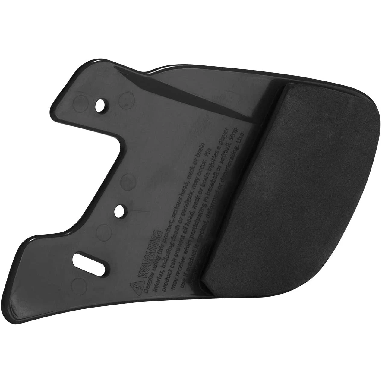 Easton Baseball Batting Helmet Extended Jaw Guard Left Handed Batting Helmet (Charcoal) - Image 3