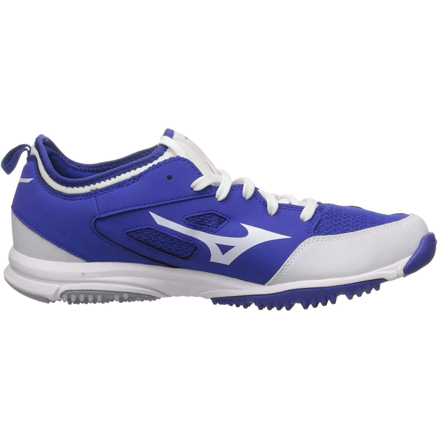 Mizuno Players Trainer 2 Women's Fastpitch Softball Turf Shoe (Royal/White) - Image 6