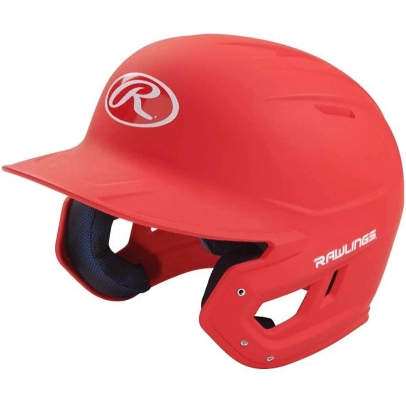 Rawlings MACH Series Matte Baseball Batting Helmet (Scarlet) - Image 3