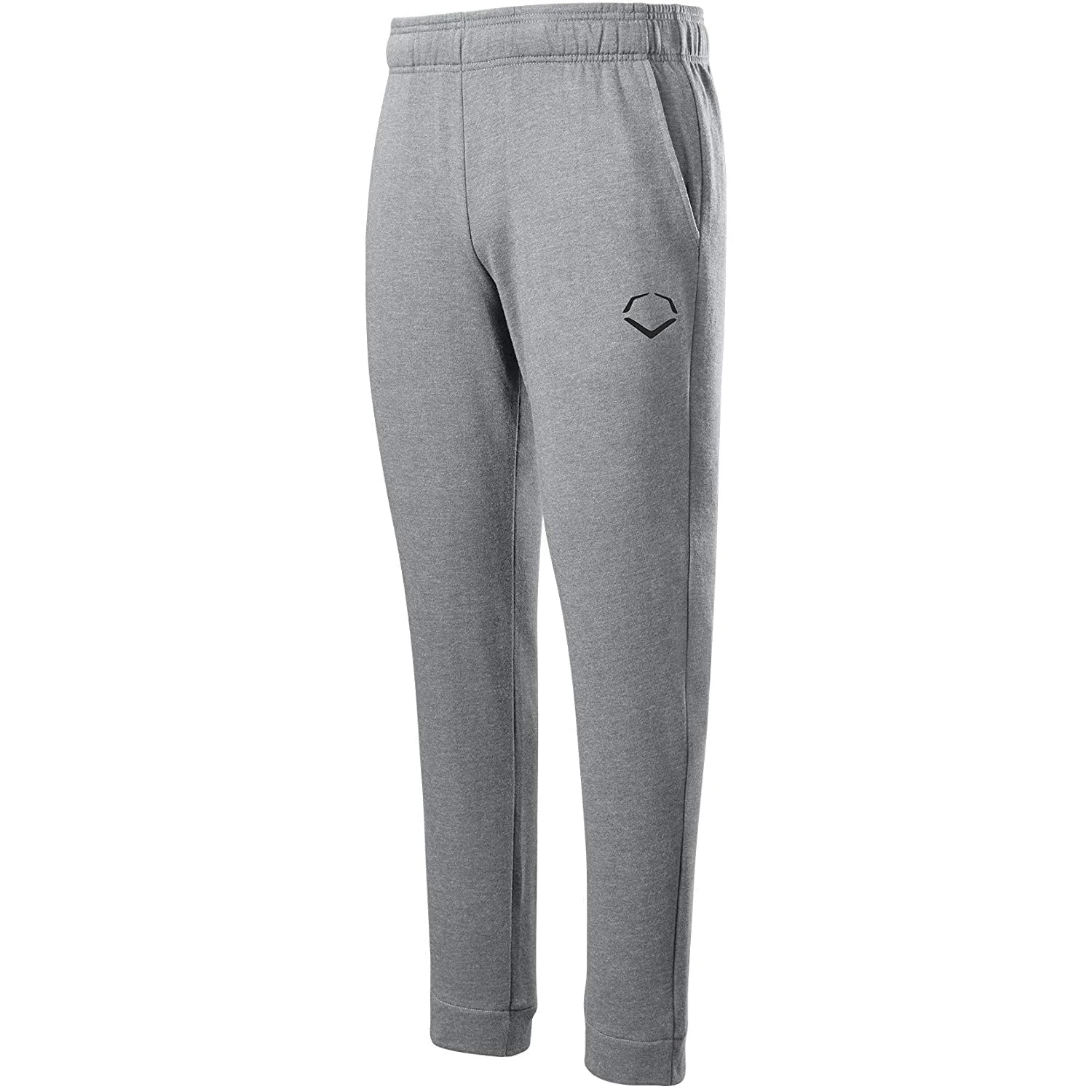 EvoShield Pro Team Baseball Adult Men's Fleece Jogger Sweatpants (Grey) - Image 2