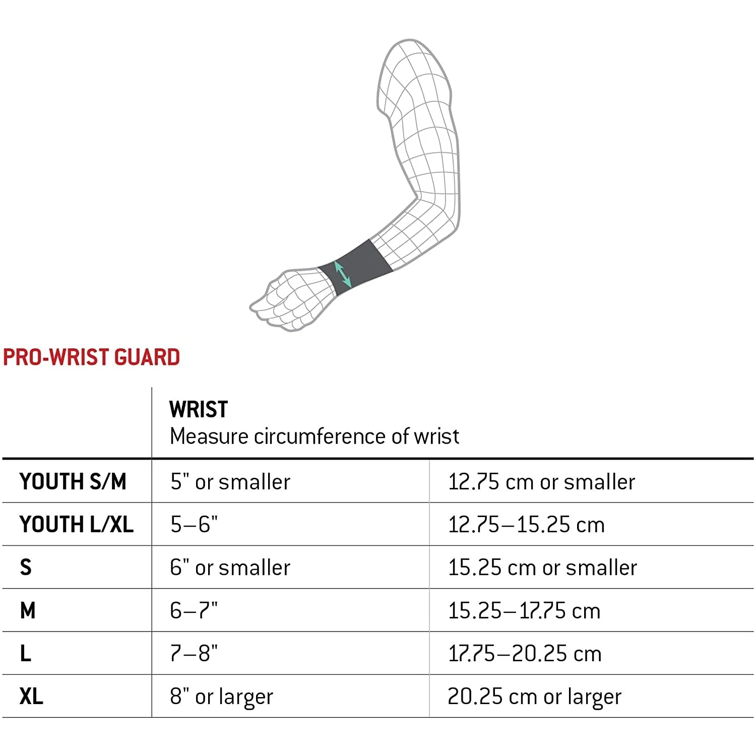 G-Form Pro Youth Baseball Wrist Guard (Black) - Image 7