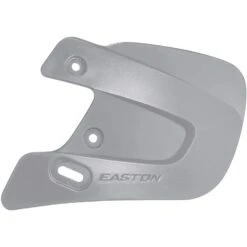 Easton Baseball Batting Helmet Extended Jaw Guard Left Handed Batting Helmet (Light Grey)
