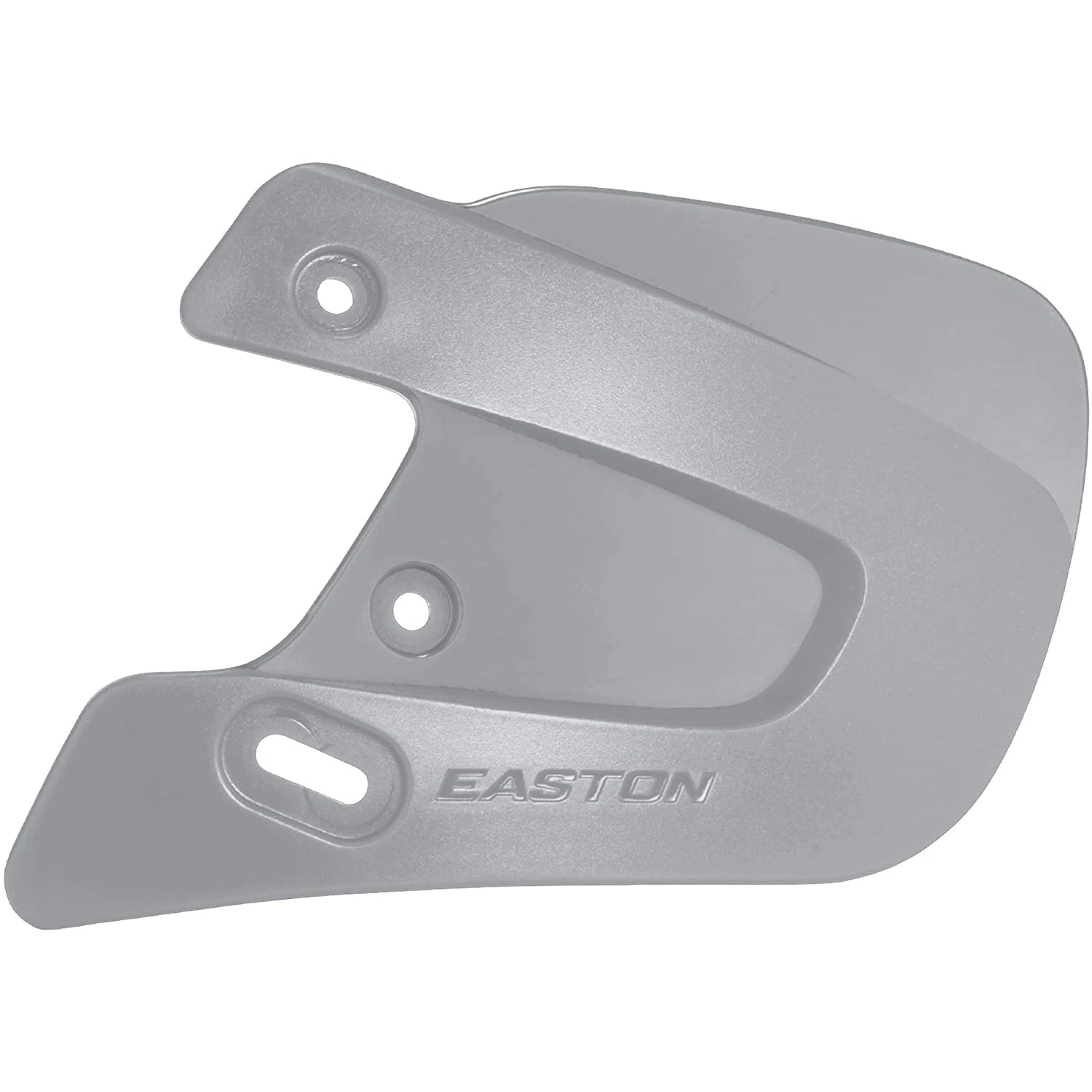 Easton Baseball Batting Helmet Extended Jaw Guard Left Handed Batting Helmet (Light Grey)