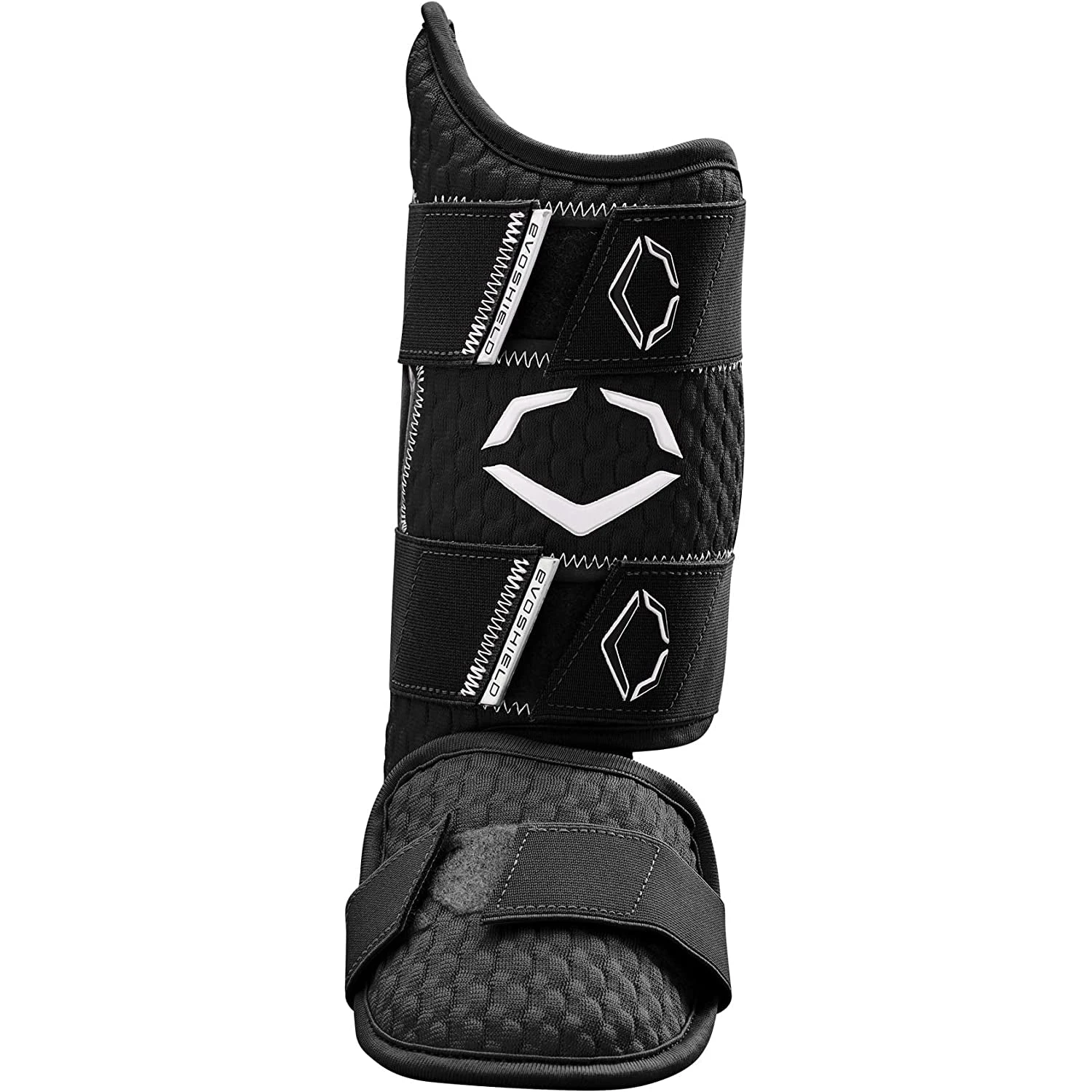 Evoshield PRO-SRZ 2.0 Left Handed Batter's Baseball Softball Leg Guard, Black - Image 2