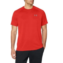 Under Armour Men's Tech 2.0 Locker Short-Sleeve T-Shirt (Red)