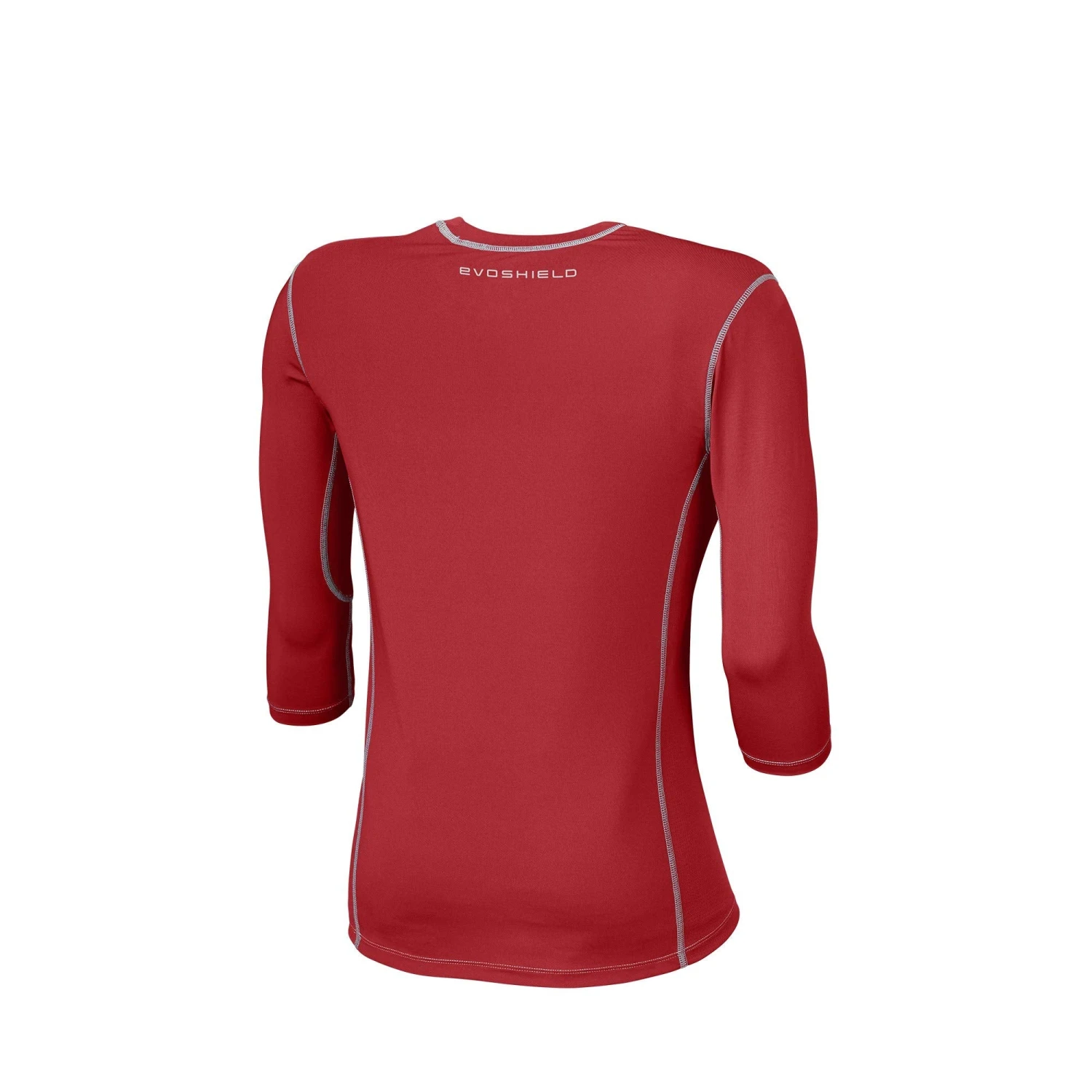 EvoShield Pro Team Baseball Adult Men's Mid Sleeve Workout Tee Shirt (Scarlet) - Image 2