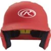 Rawlings MACH Series Matte Baseball Batting Helmet (Scarlet)