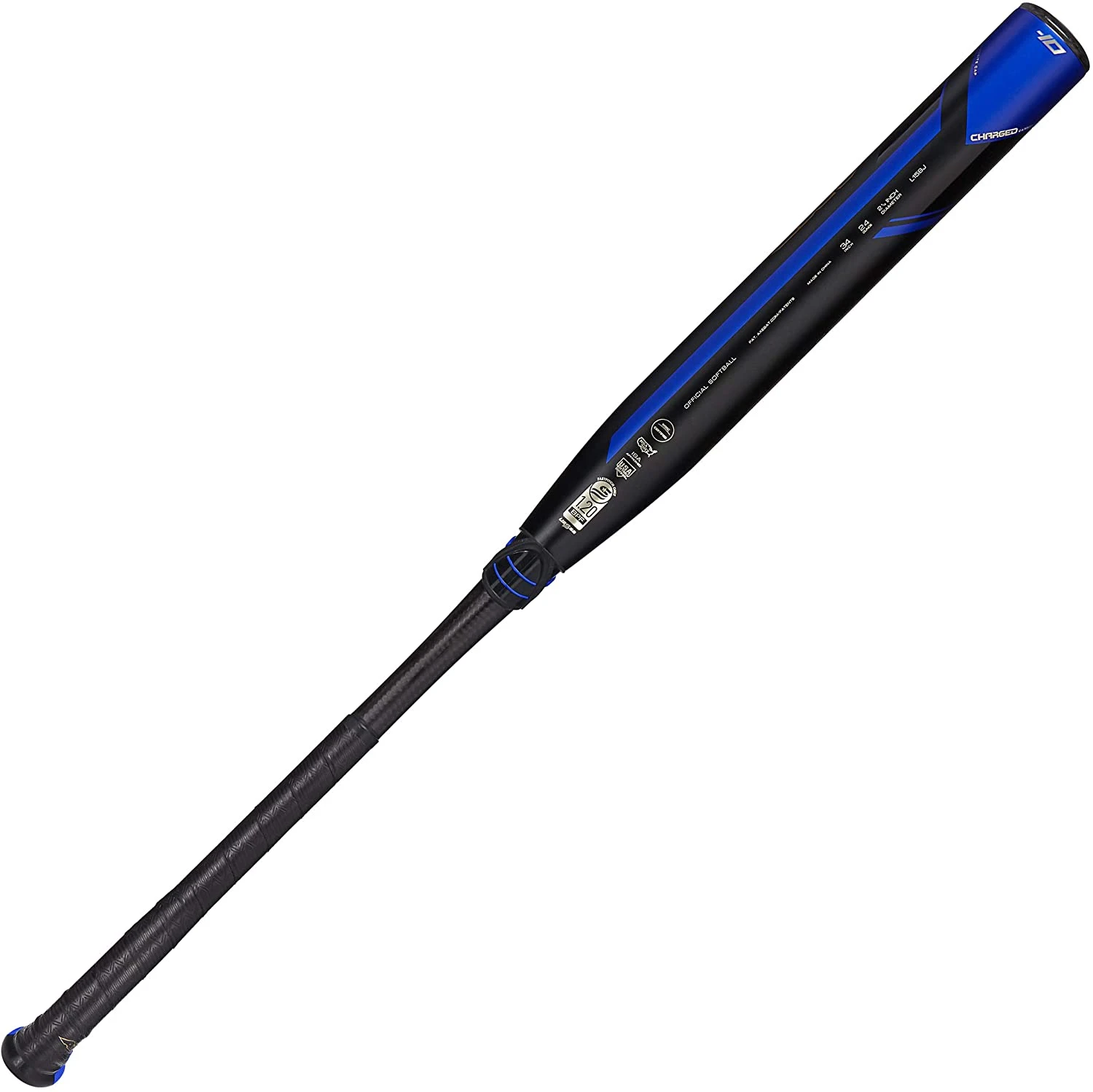Axe Bat Avenge Pro Power Gap Fastpitch Softball ASA USSSA 2-Piece Composite Bat Drop -10 2-1/4" Barrel (Black/Purple) - Image 3