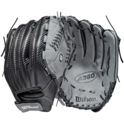 Wilson A360 Baseball Catchers Mitt 31.5" RHT (Black/Carbon/White)