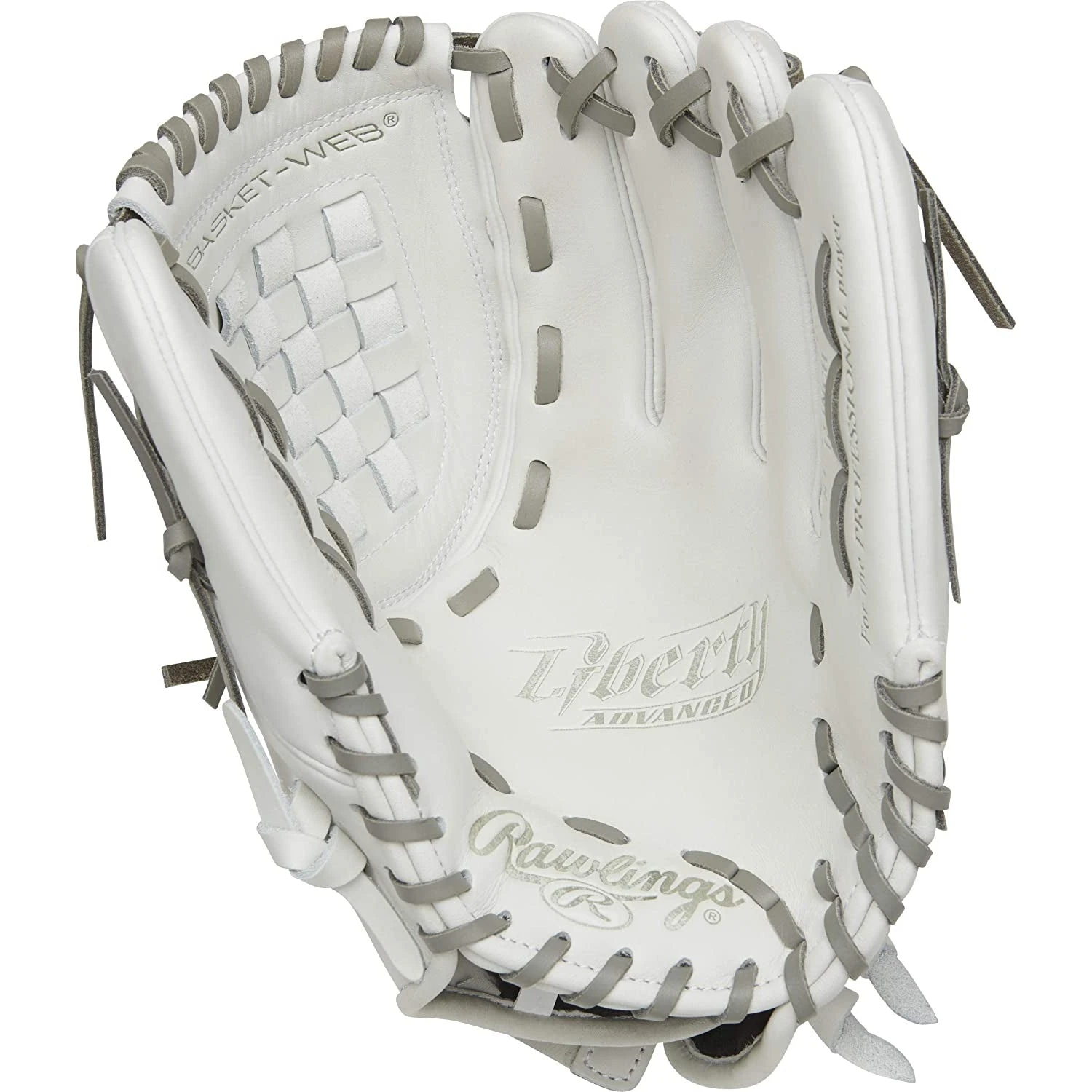 Rawlings Liberty Advanced 12" Fastpitch Softball Infield Pitcher Left Hand Throw (White) - Image 4