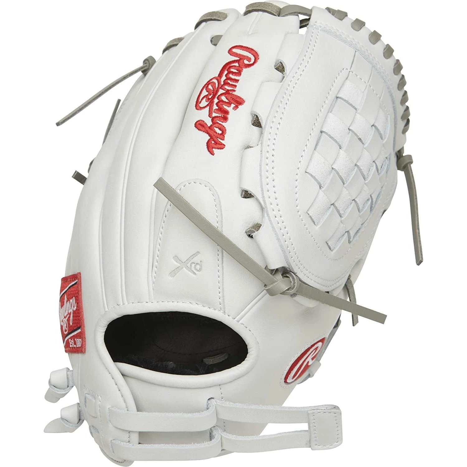 Rawlings Liberty Advanced 12" Fastpitch Softball Infield Pitcher Left Hand Throw (White) - Image 2