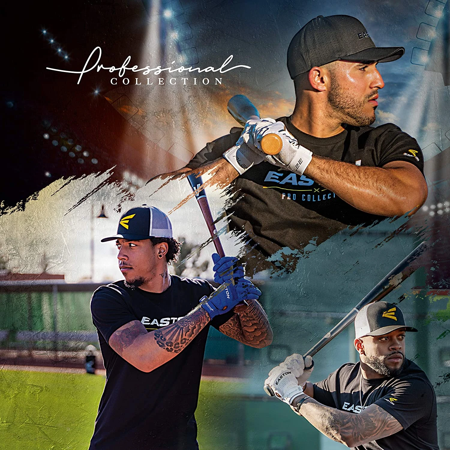 Easton Ramon Laureano Professional Collection Adult Batting Gloves, Large, White - Image 5