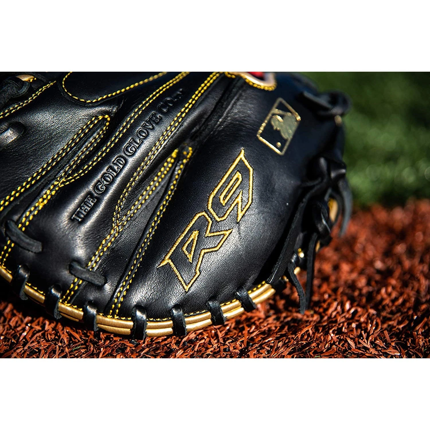 Rawlings R9 Series Training 1-Piece Solid Web Catchers Mitt 27" RHT Black - Image 10