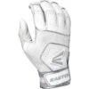 Easton Walk Off NX Youth Baseball Batting Gloves (White)