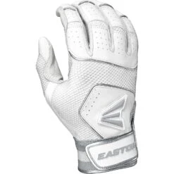 Easton Walk Off NX Youth Baseball Batting Gloves (White)