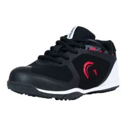 Guardian Bolt Low Youth Turf Trainer Baseball Softball Shoes (Black/Red)