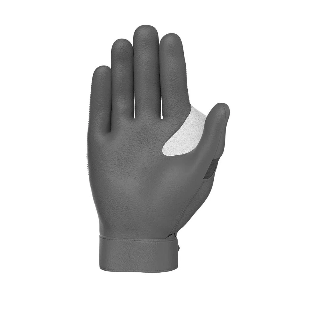 Jax Batting Gloves Adult Pro Model Batting Gloves (Lunar Grey) - Image 2