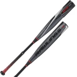 Rawlings Quatro Pro USSSA 2 3/4" 2 PC. Composite Baseball Bat -8 2022 (Charcoal/Red)