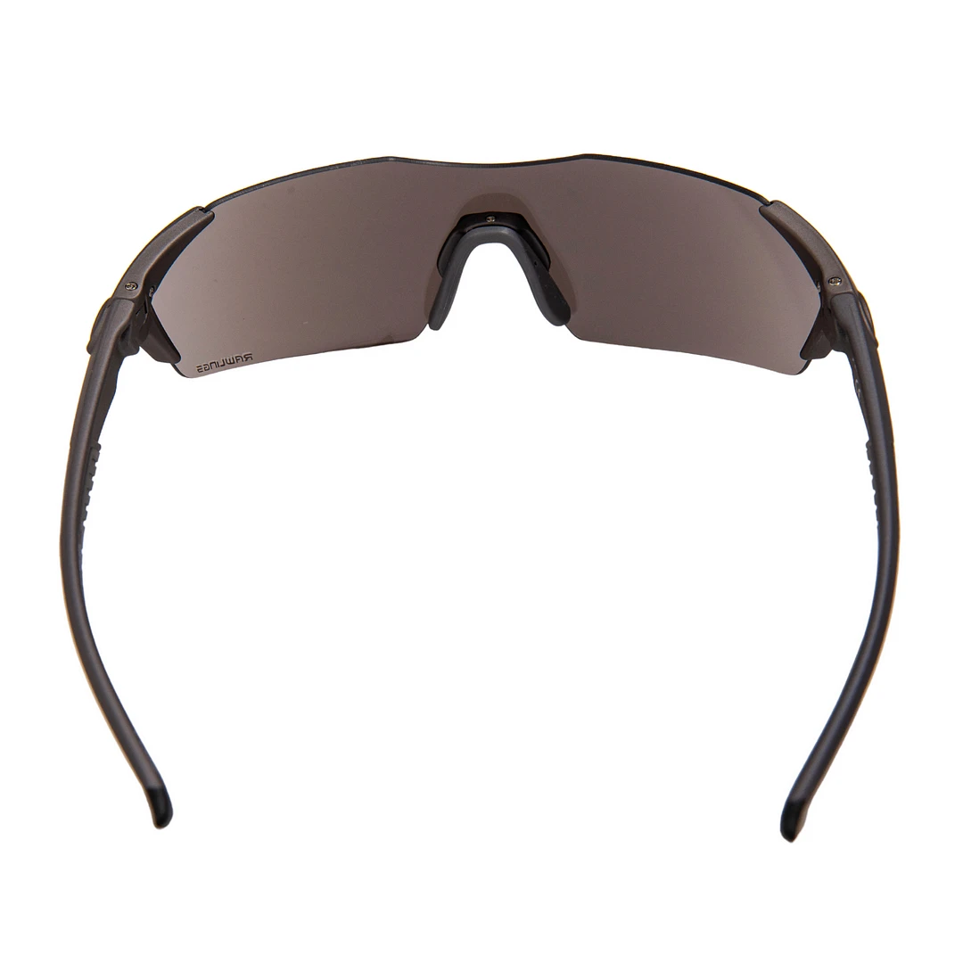Rawlings 1801 Men's Adult Shield Baseball Sunglasses (Gunmetal/Smoke) - Image 7