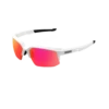 100% Speedcoupe Sport And Cycling Performance Baseball Sunglasses Mutilayer Mirror Lens (White/Purple)