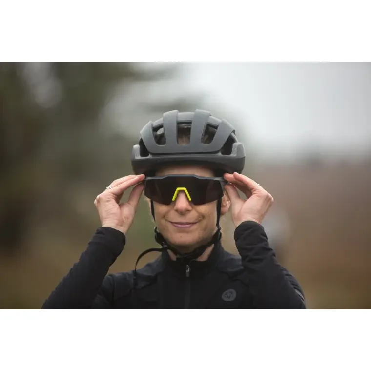 100% Speedcraft SL Performance Vented Baseball Sport Sunglasses (Black Smoke) - Image 5