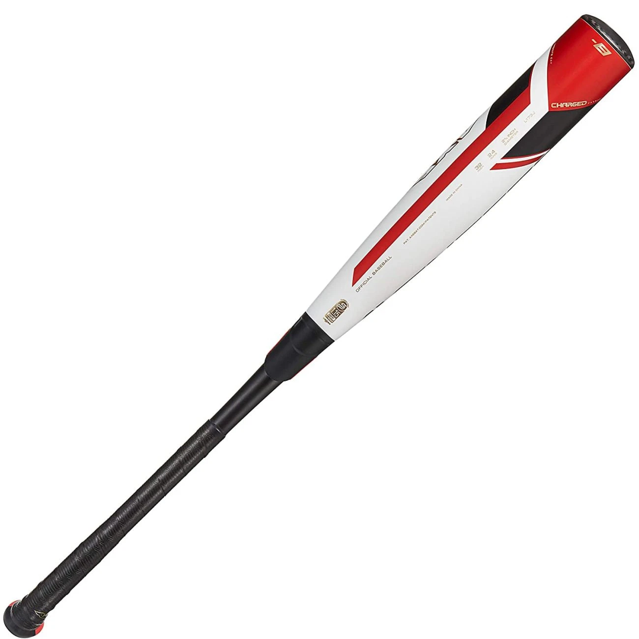 Axe Bat Avenge Pro USSSA 2-3/4" 2-Piece Composite Baseball Bat Drop -10 (White/Black/Red) - Image 4