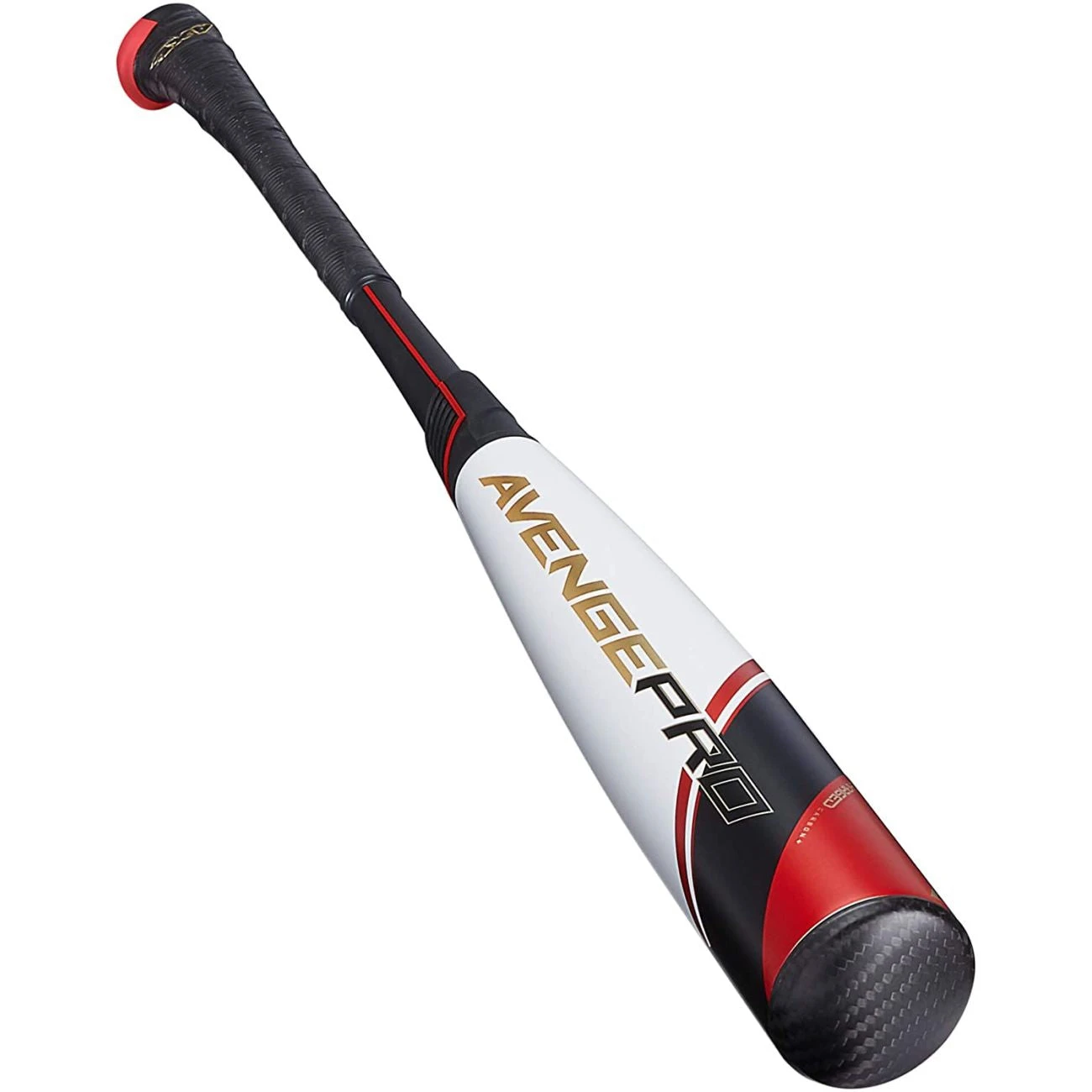 Axe Bat Avenge Pro USSSA 2-3/4" 2-Piece Composite Baseball Bat Drop -10 (White/Black/Red) - Image 2