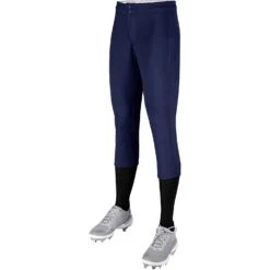 Champro Fireball Womens Fastpitch Softball Knickers W/ Reinforced Double-Ply Knee (Navy)