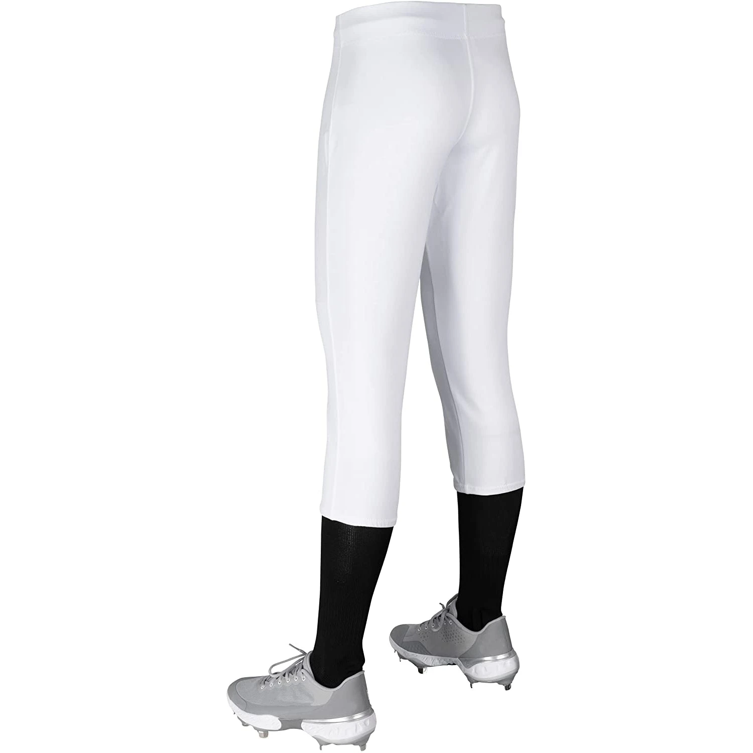 Champro Fireball Womens Fastpitch Softball Knickers W/ Reinforced Double-Ply Knee (White) - Image 3