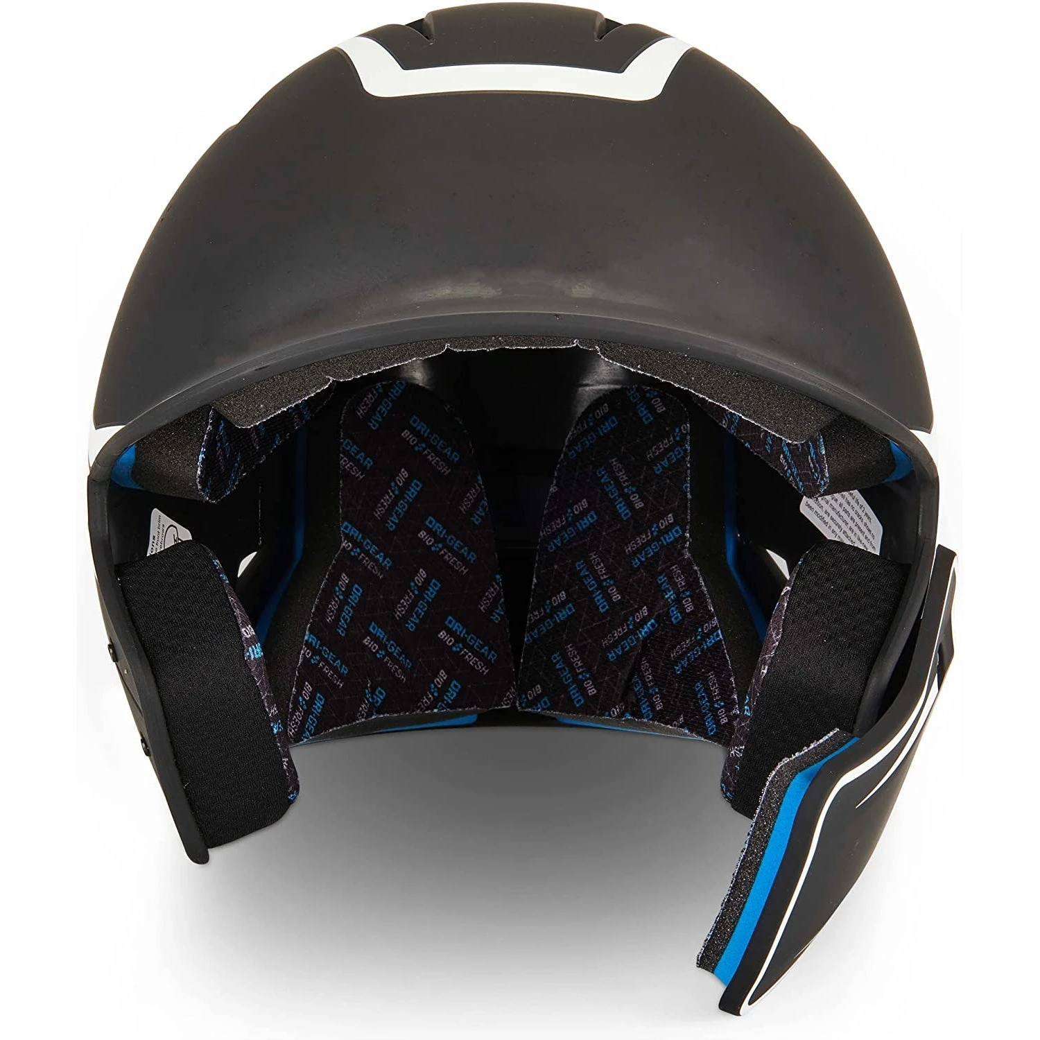 Champro HX Legend Plus Batting Helmet W/ Reversible Jaw Guard (Black / White) - Image 4
