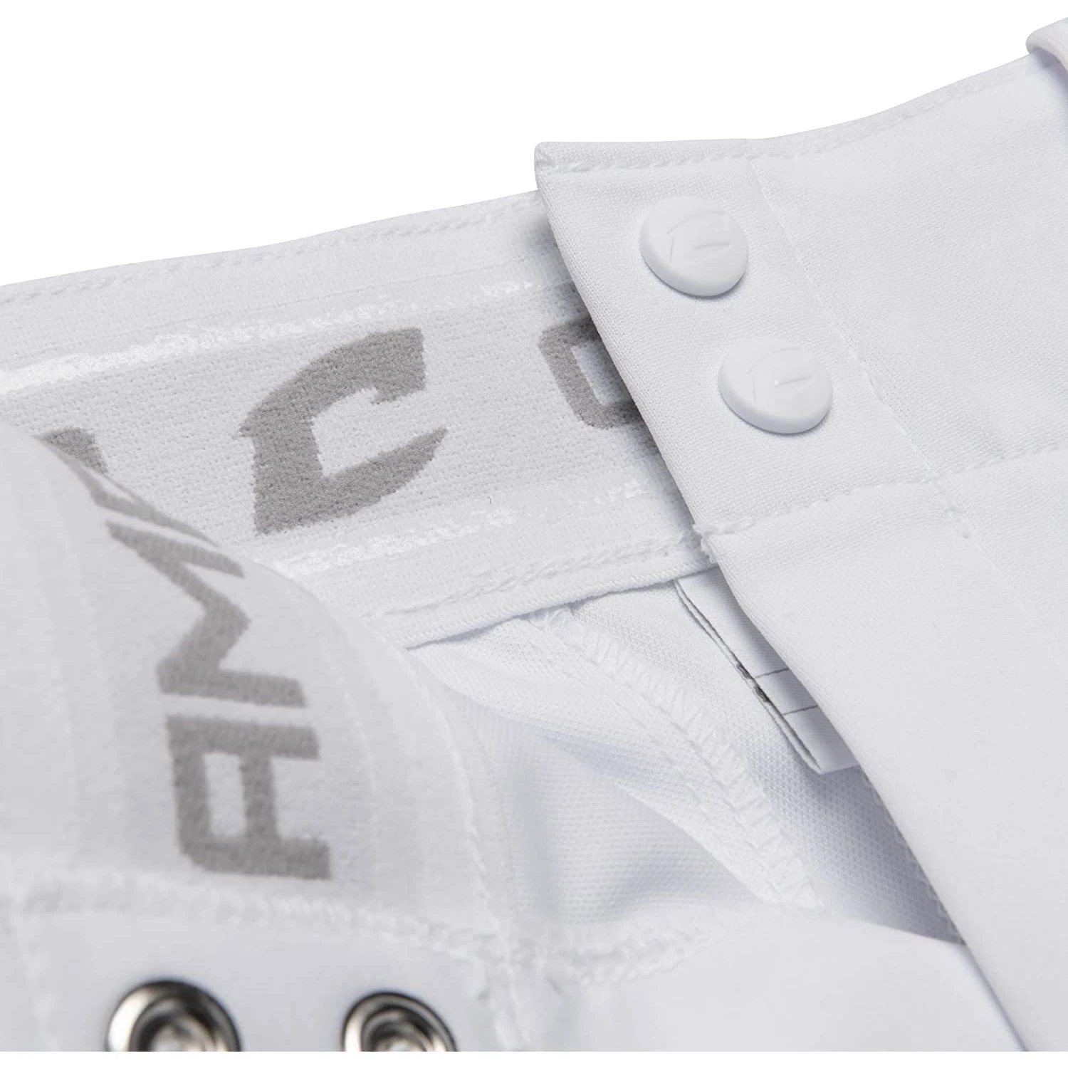 Champro Tournament Traditional Low Rise Womens Fastpitch Pants W/ Braid (White/Royal) - Image 8