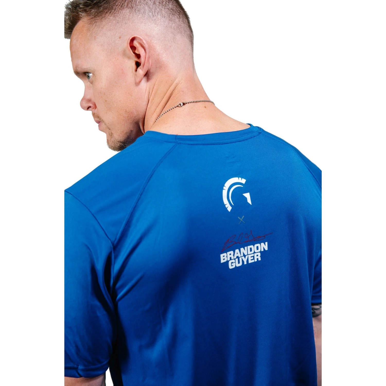 Guardian Baseball Brandon Guyer Mindset Performance Line Actions Over Feelings Athletic Shirt (Royal) - Image 4