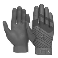 JAX Batting Gloves Pro Model Youth Batting Gloves (Lunar Grey)