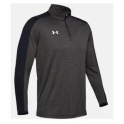 Under Armour Novelty Locker Men's 1/4 Zip Top, (Gray/Black)