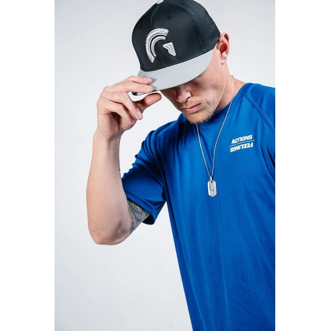 Guardian Baseball HC1 Ultima Grey/White 3-D "G" Black Ventilated Hat W/ Grey Bill L/XL (Black-Grey/Grey-White Logo) - Image 6