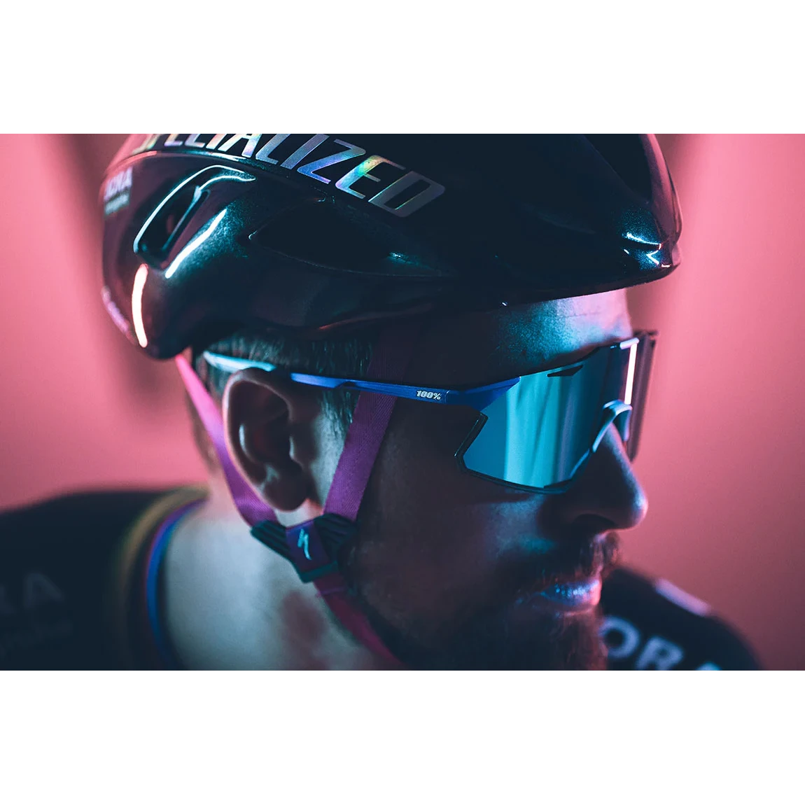 100% Hypercraft XS Frameless Sport Performance Baseball Sunglasses (Hiper Lavender) - Image 2